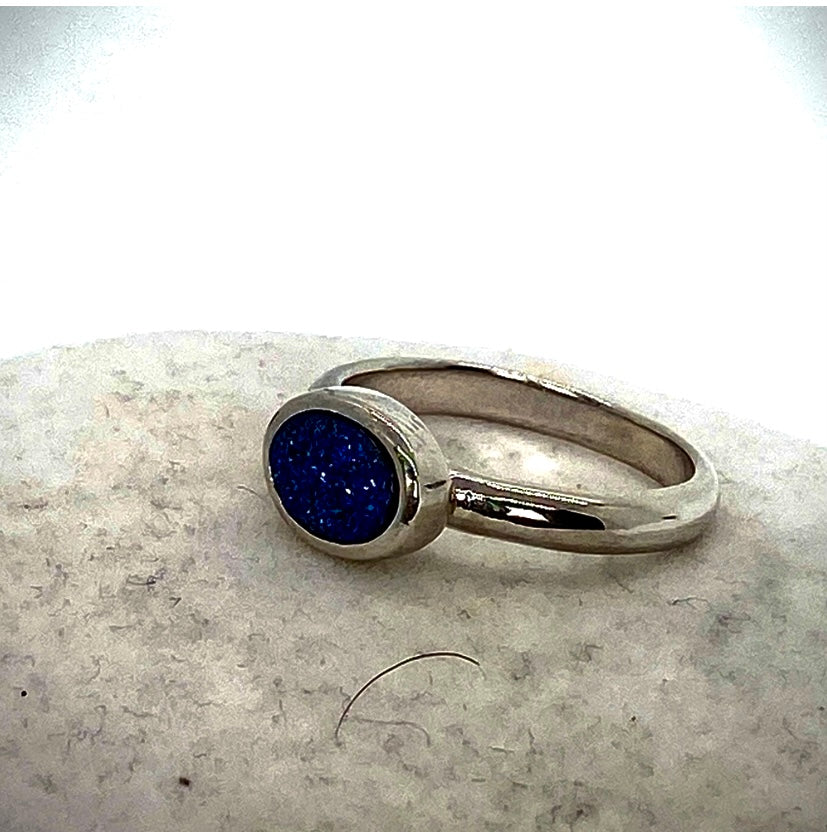 Blue Druzy Ring! 8