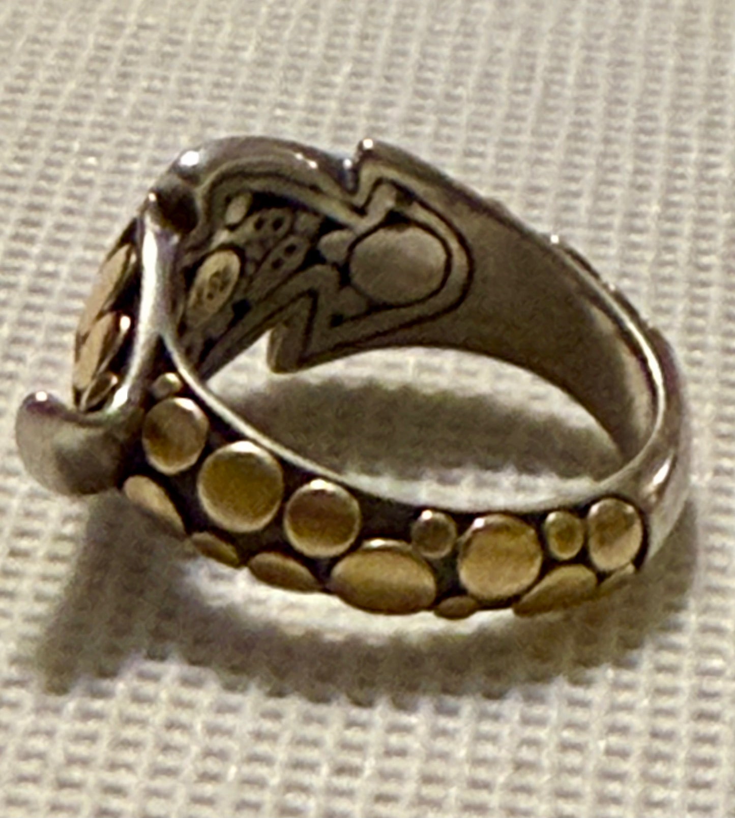 John Hardy Dot Leaf Ring! 7