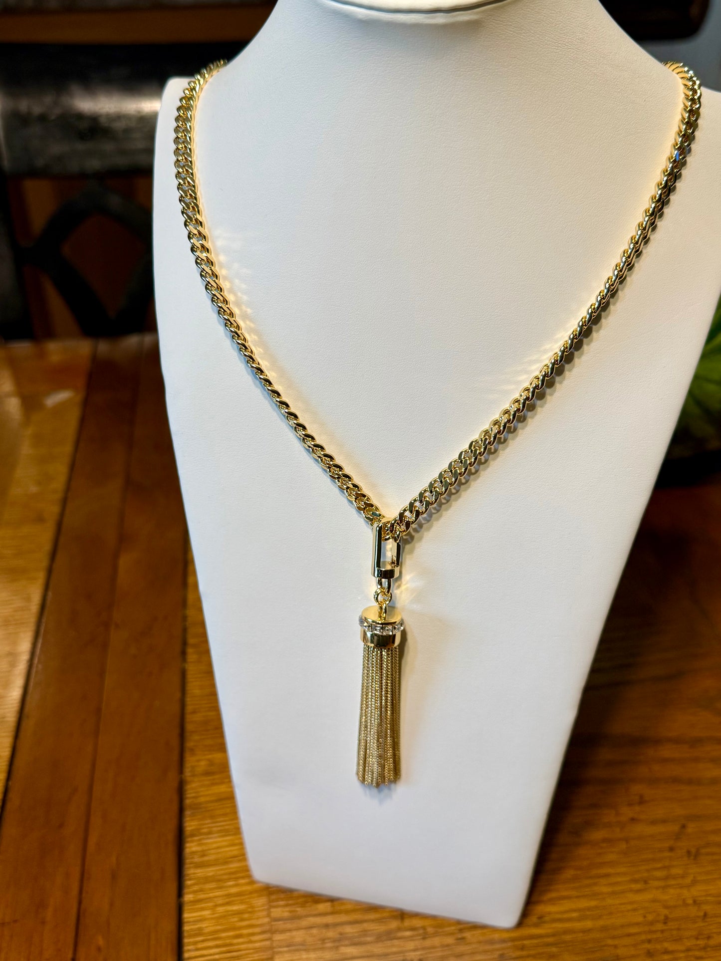 Tall Tassel Necklace