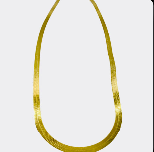 Darya Herringbone Chain Necklace! 18”