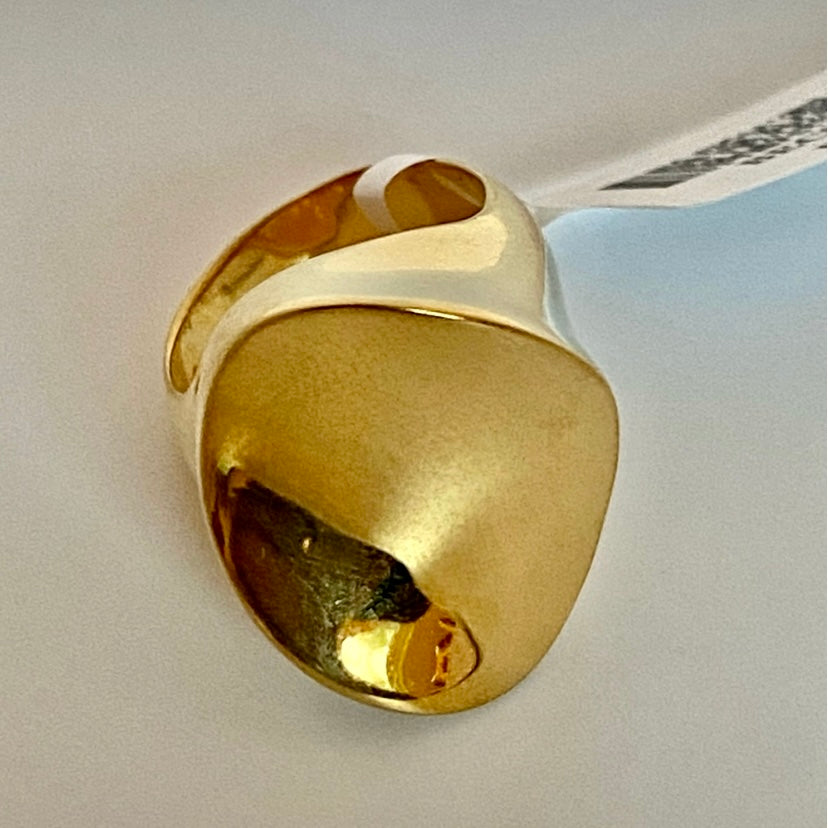 18K Concave Ring! 7