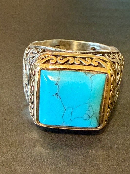 Turquoise Stone Ring! 10