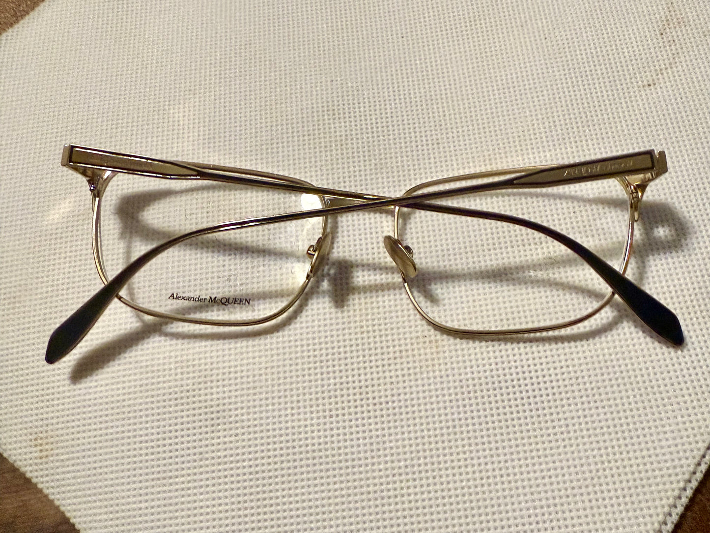 Alexander McQueen Square Eyeglasses!