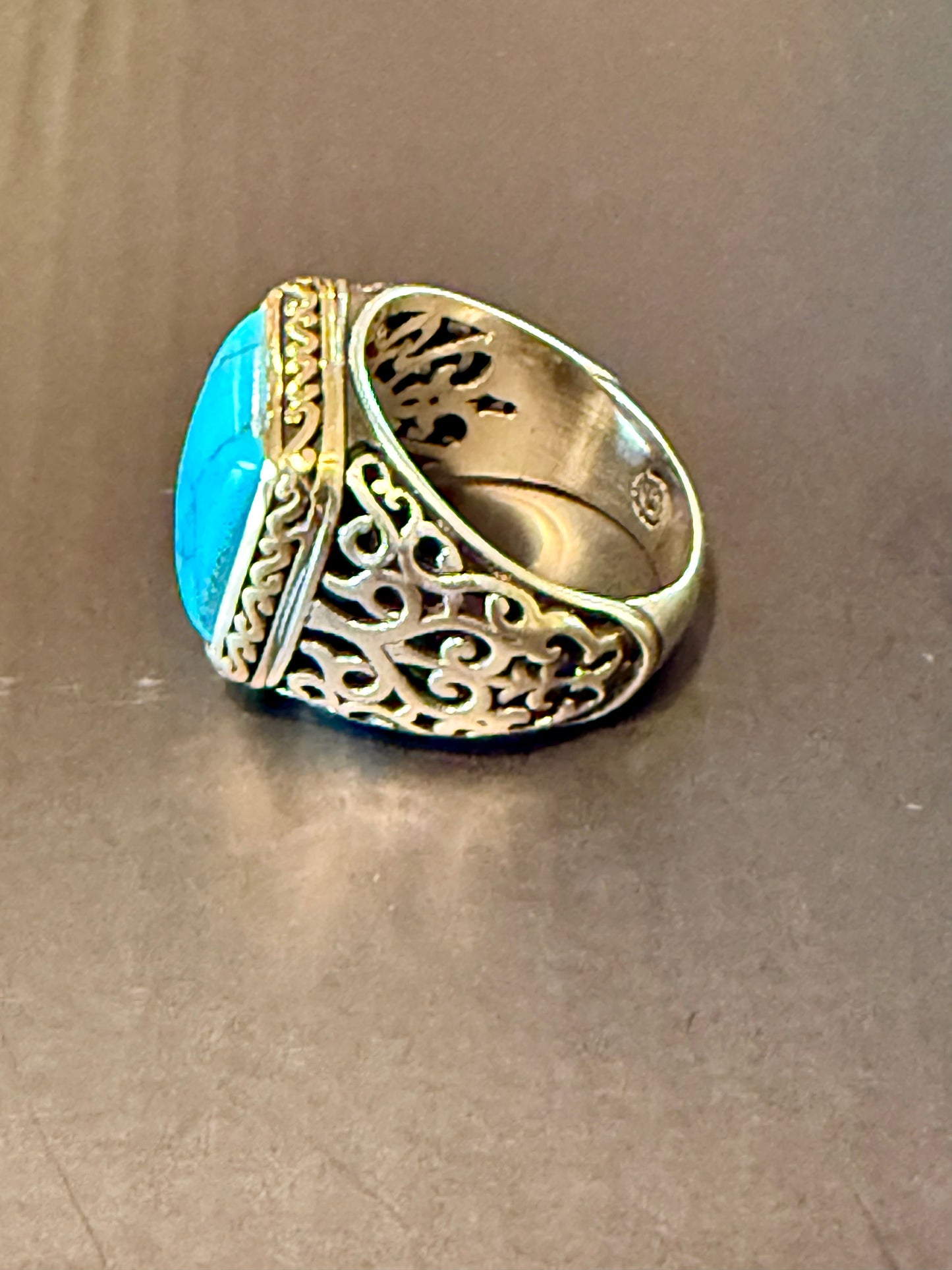 Turquoise Stone Ring! 10