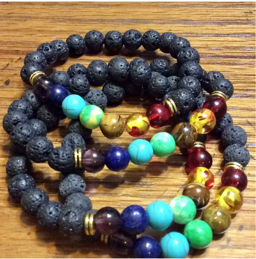 Lava Beaded Bracelet!