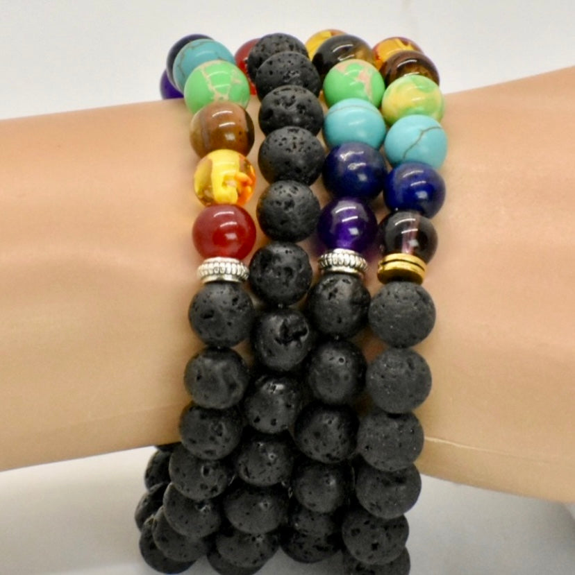 Lava Beaded Bracelet!