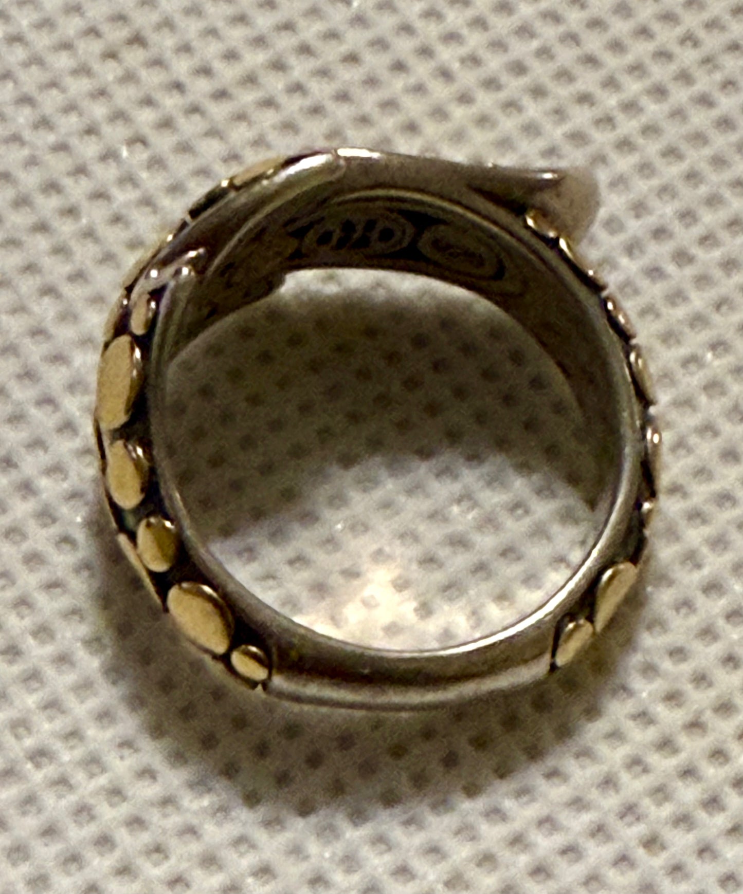 John Hardy Dot Leaf Ring! 7