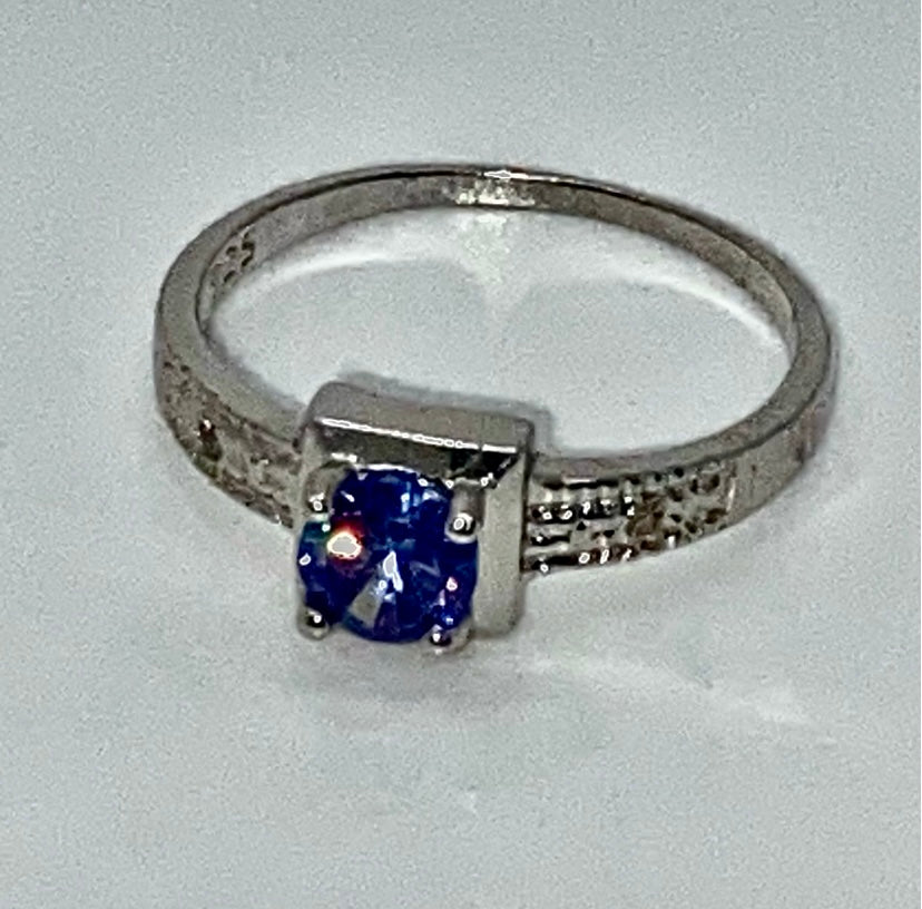Tanzanite With Diamonds Ring!