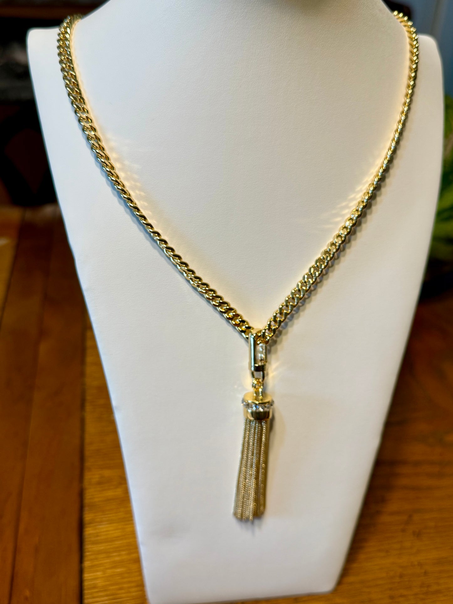 Tall Tassel Necklace