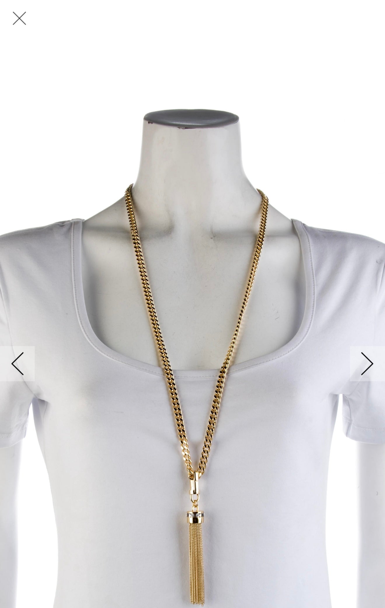 Tall Tassel Necklace