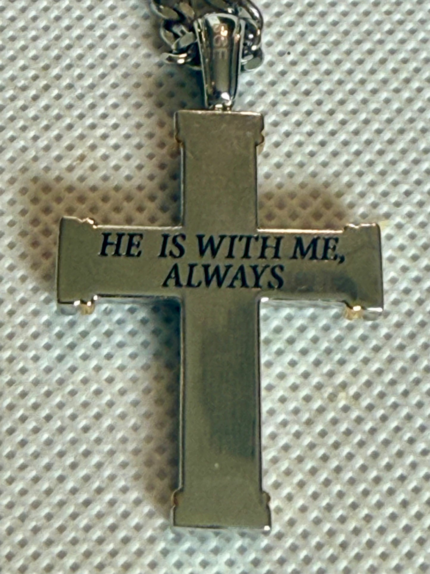 Cross Pendant Chain Necklace!