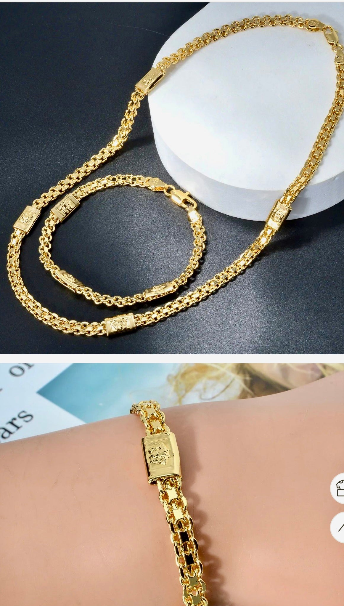 Gold Plated Jewelry Set