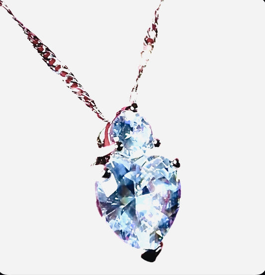 Rhinestone Pendant Necklace!