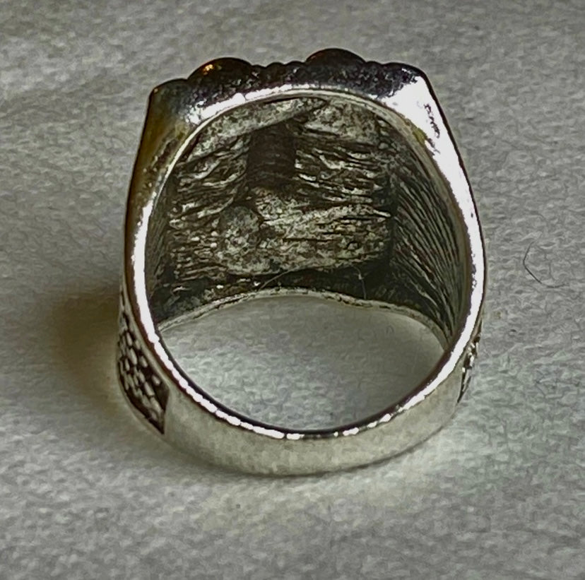 Silver Plated Statement Ring! 7.5