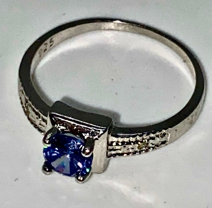 Tanzanite With Diamonds Ring!