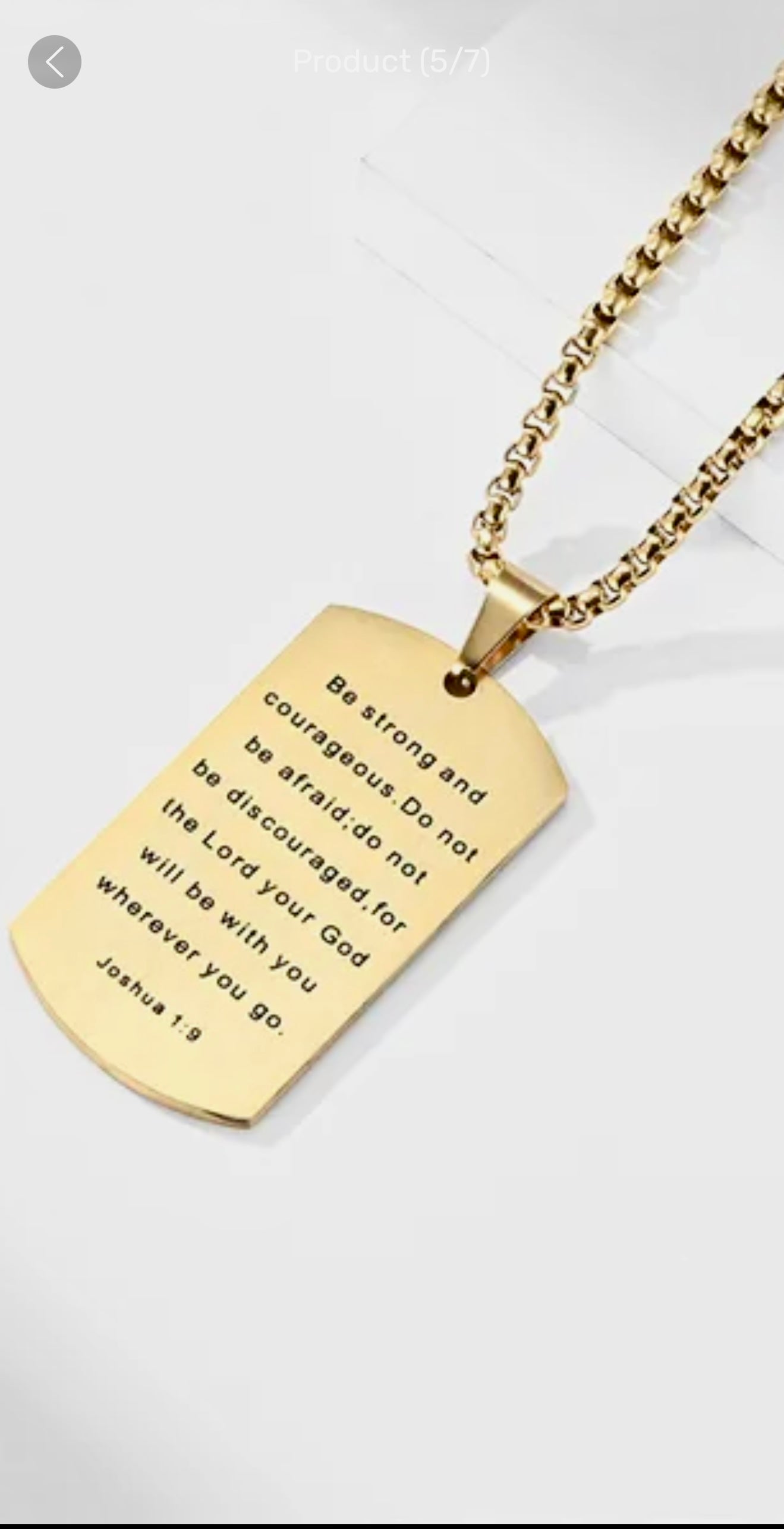 Cross Pendant Necklace