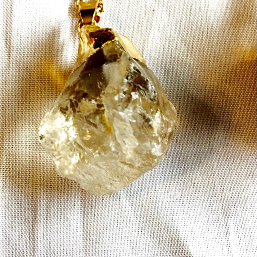 Handmade Quartz Rock Necklaces!