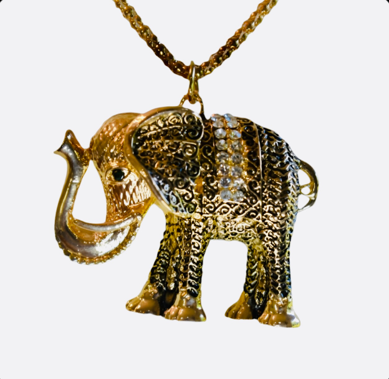 Elephant Pendant Necklace!