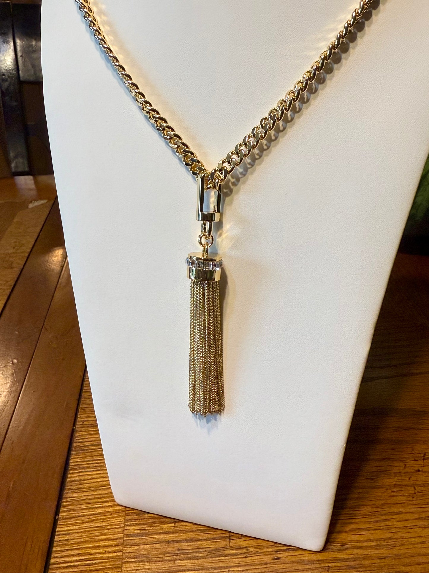 Tall Tassel Necklace