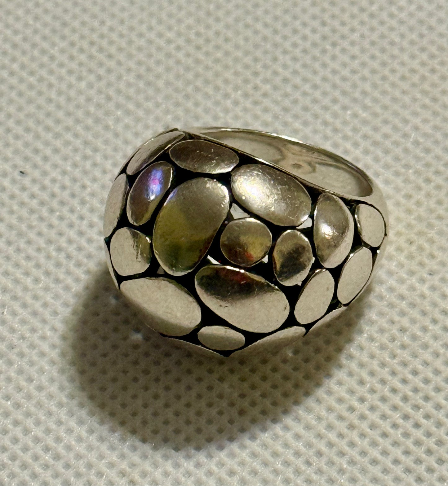 Sterling Silver Kali Dome Ring! 6.75