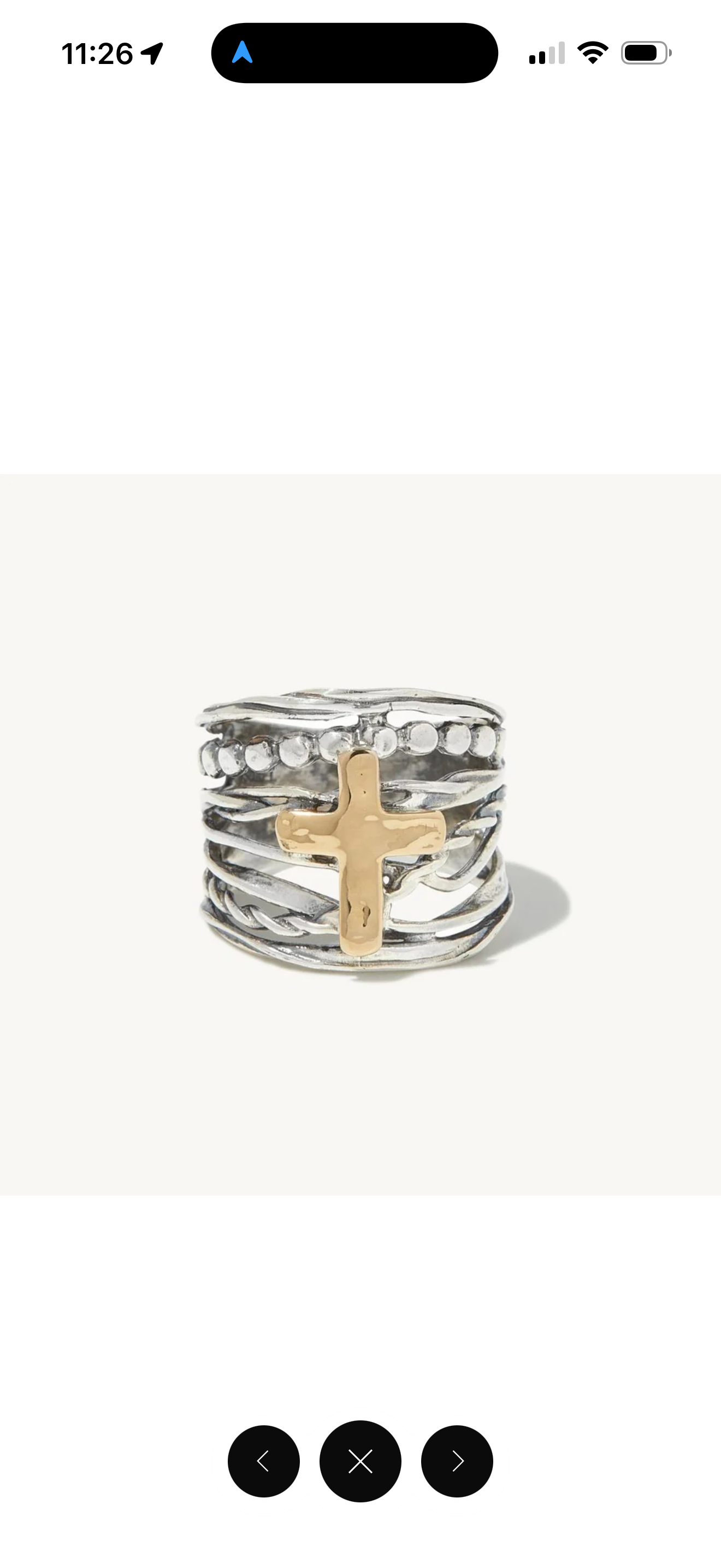 Cross Ring 7.5