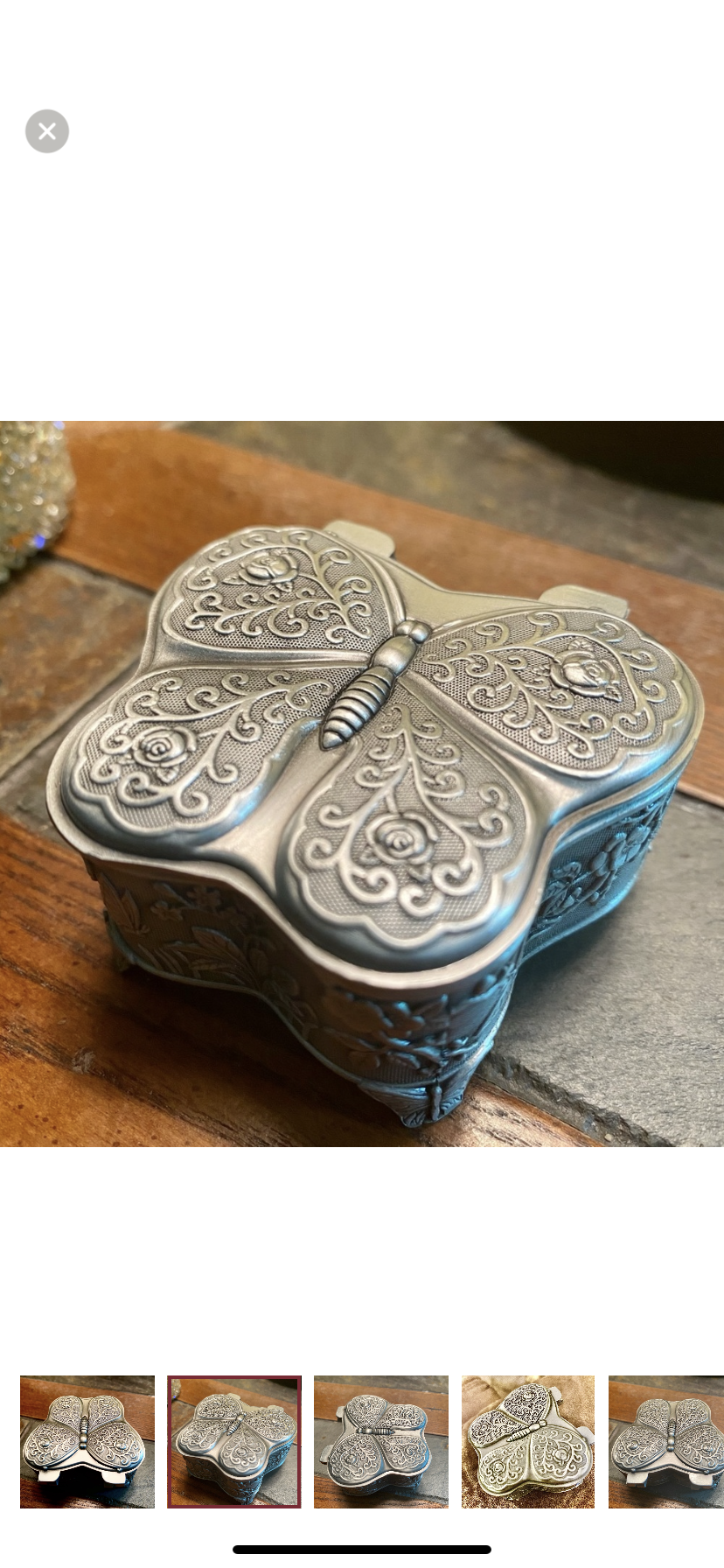 Butterfly Themed Trinket Box!