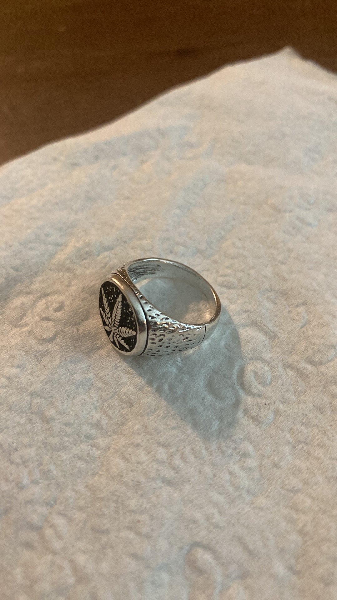 Silver Plated Statement Ring! 7/25