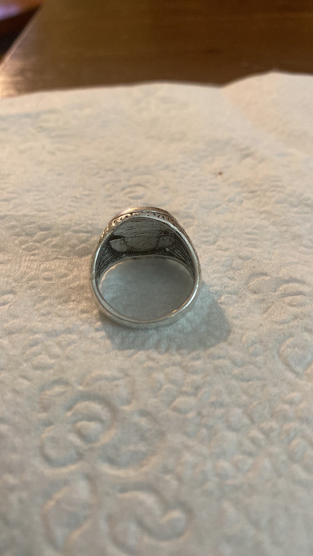 Silver Plated Statement Ring! 7/25