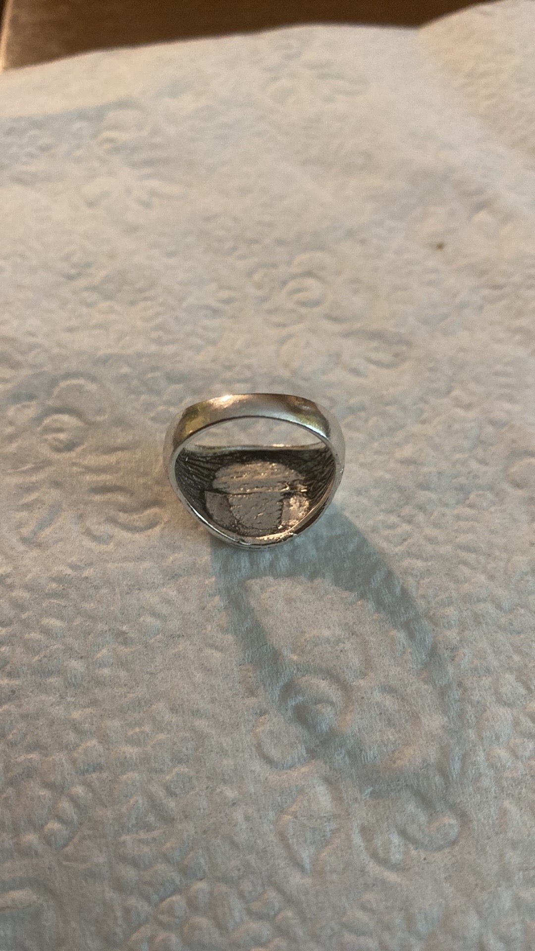 Silver Plated Statement Ring! 7/25