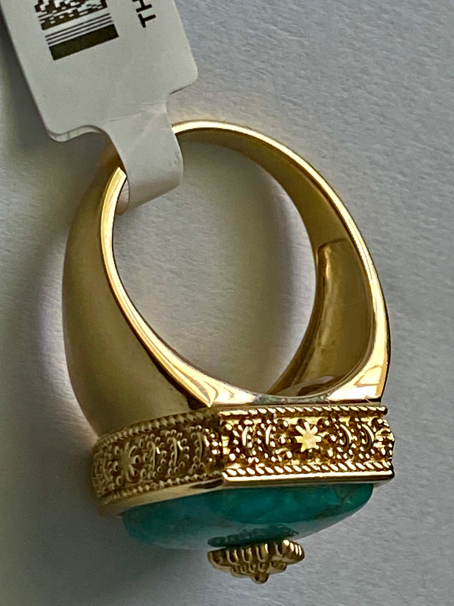 Men’s Turquoise Signet Ring! 10