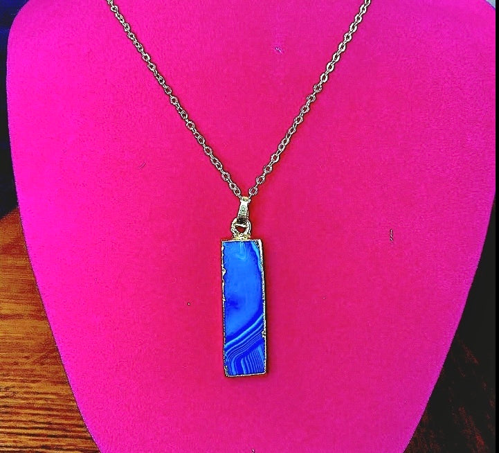 Blue Quartz Necklace!