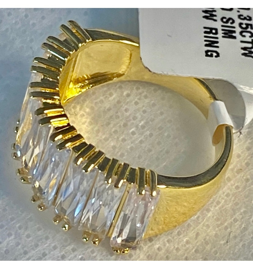 Yellow Gold Plated Ring! 8