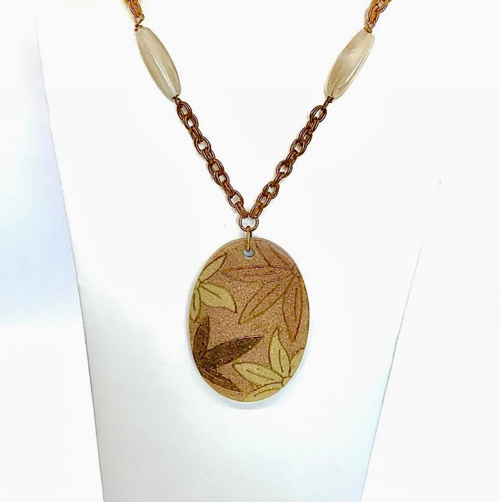 Ladies Leaf Themed Necklace!