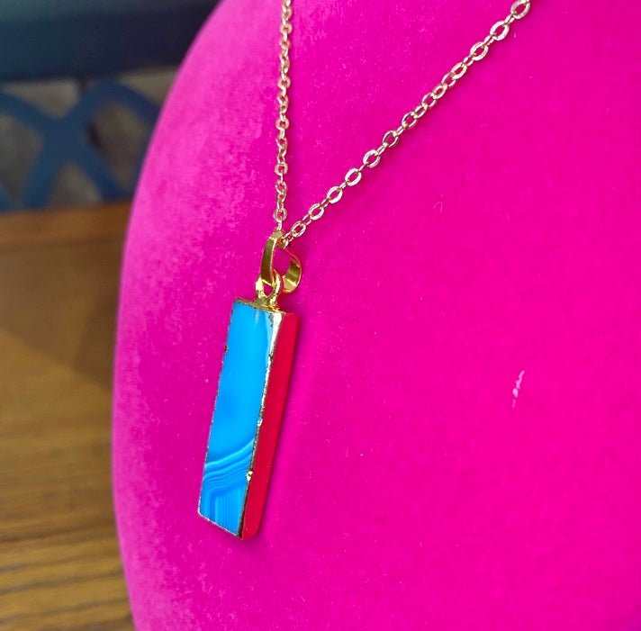 Blue Quartz Necklace!