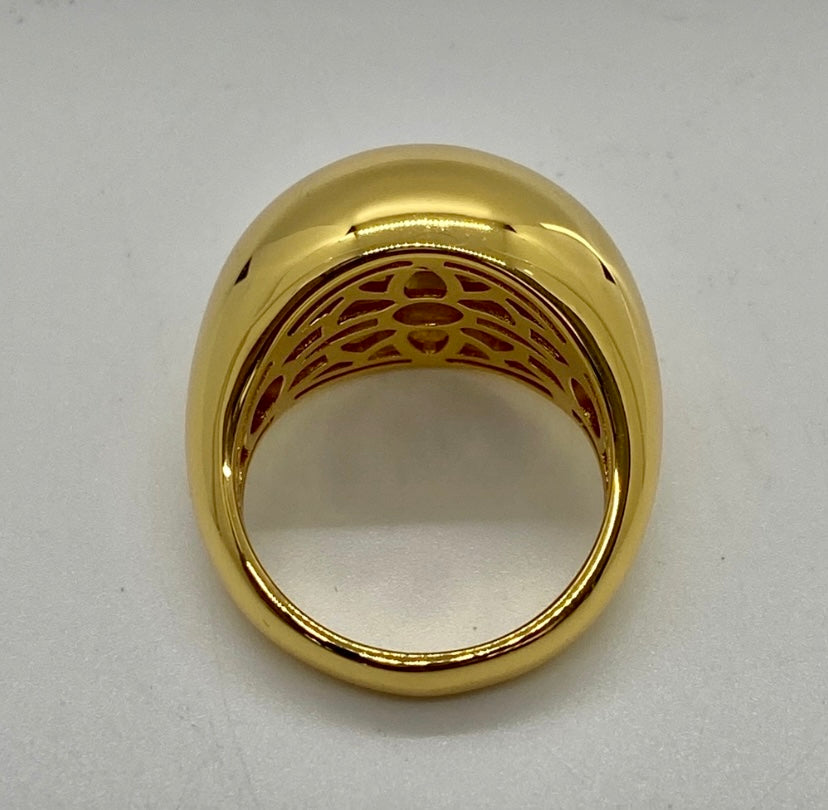 14K Gold Plated Signet Ring! 7