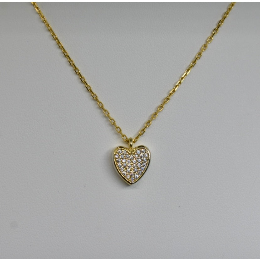 Ladies Heart Pendant Necklace!