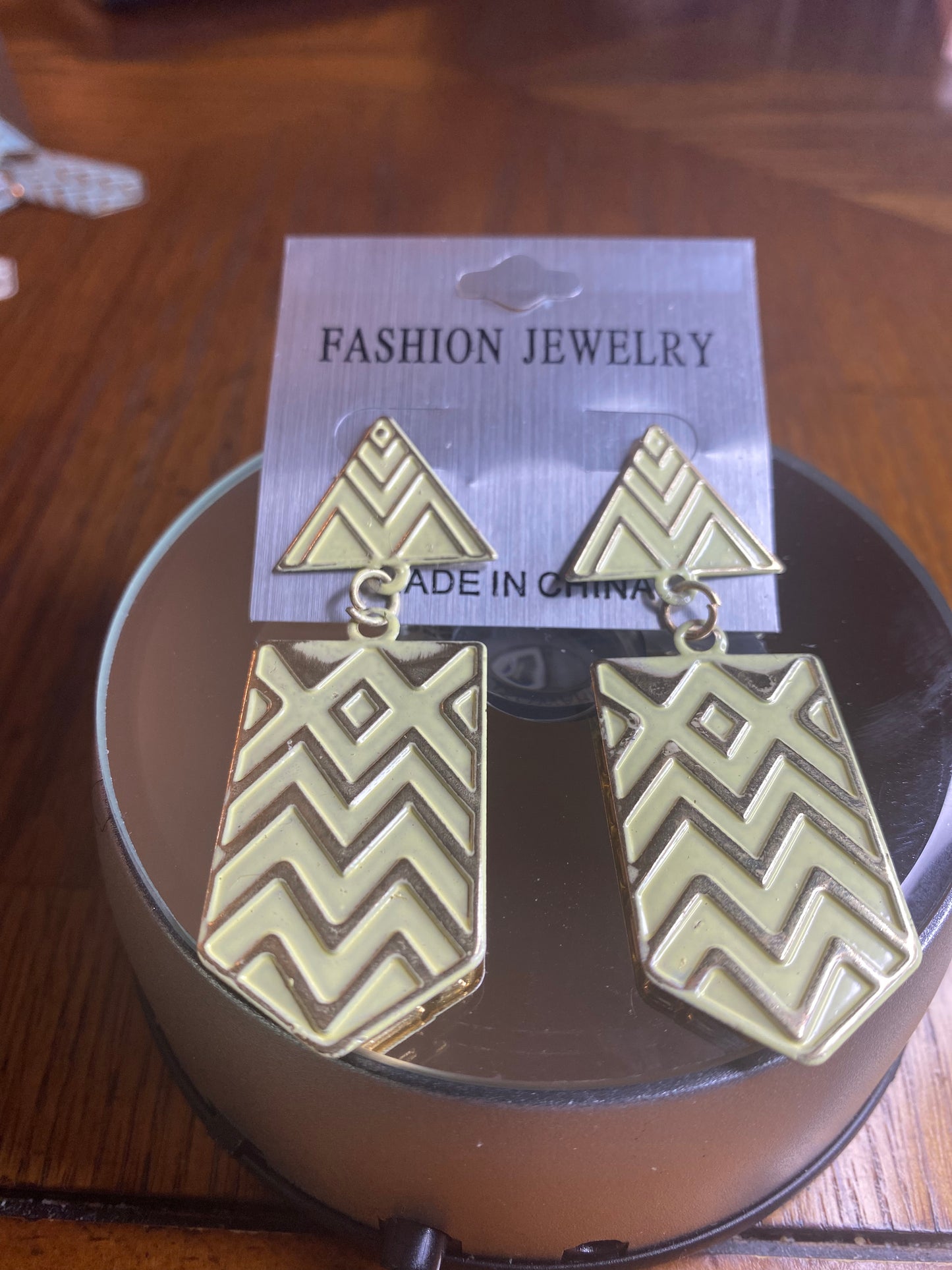 Aztec Tribal Earrings!