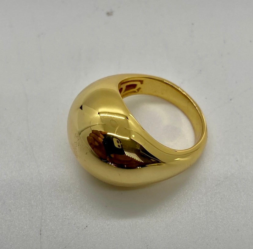 14K Gold Plated Signet Ring! 7