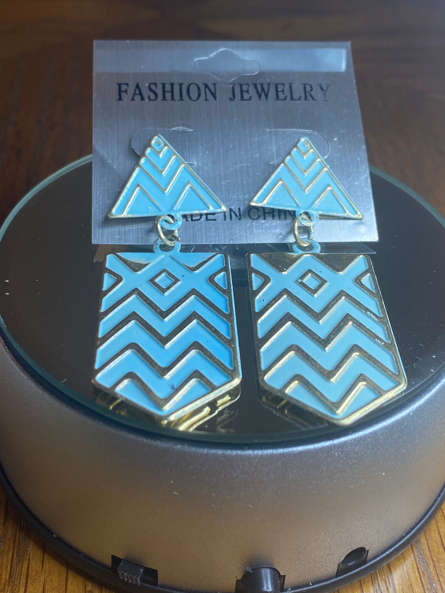 Aztec Tribal Earrings!