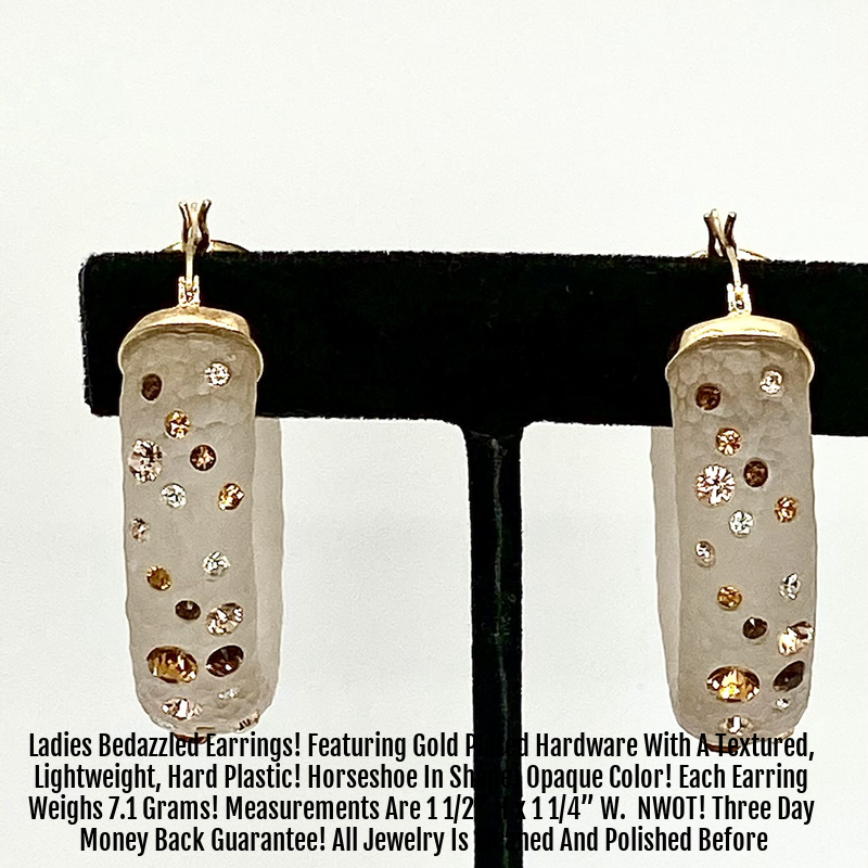 Ladies Bedazzled Earrings!